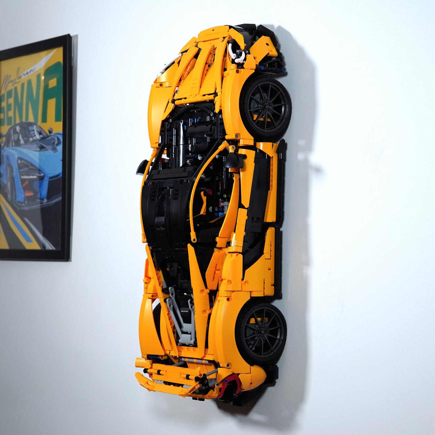 Uchwyt na ścianę 2 pozycje wieszak na zestaw LEGO MCLAREN P1 - 42172