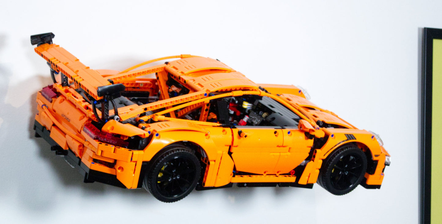 Mocowanie naścienne uchwyt na zestaw LEGO 42056 Porsche GT3RS TECHNIC