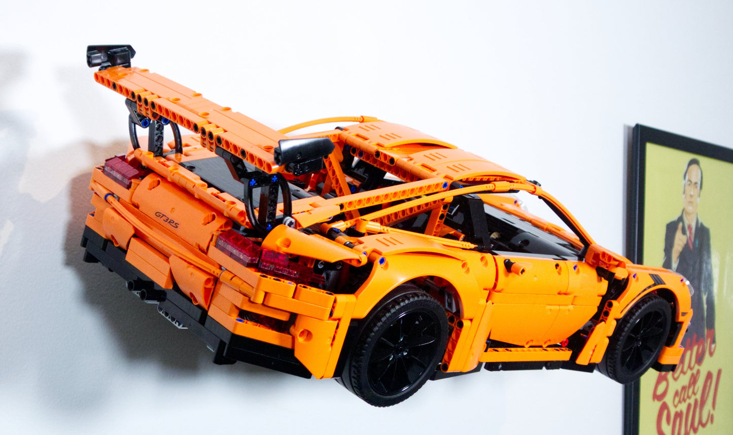 Mocowanie naścienne uchwyt na zestaw LEGO 42056 Porsche GT3RS TECHNIC