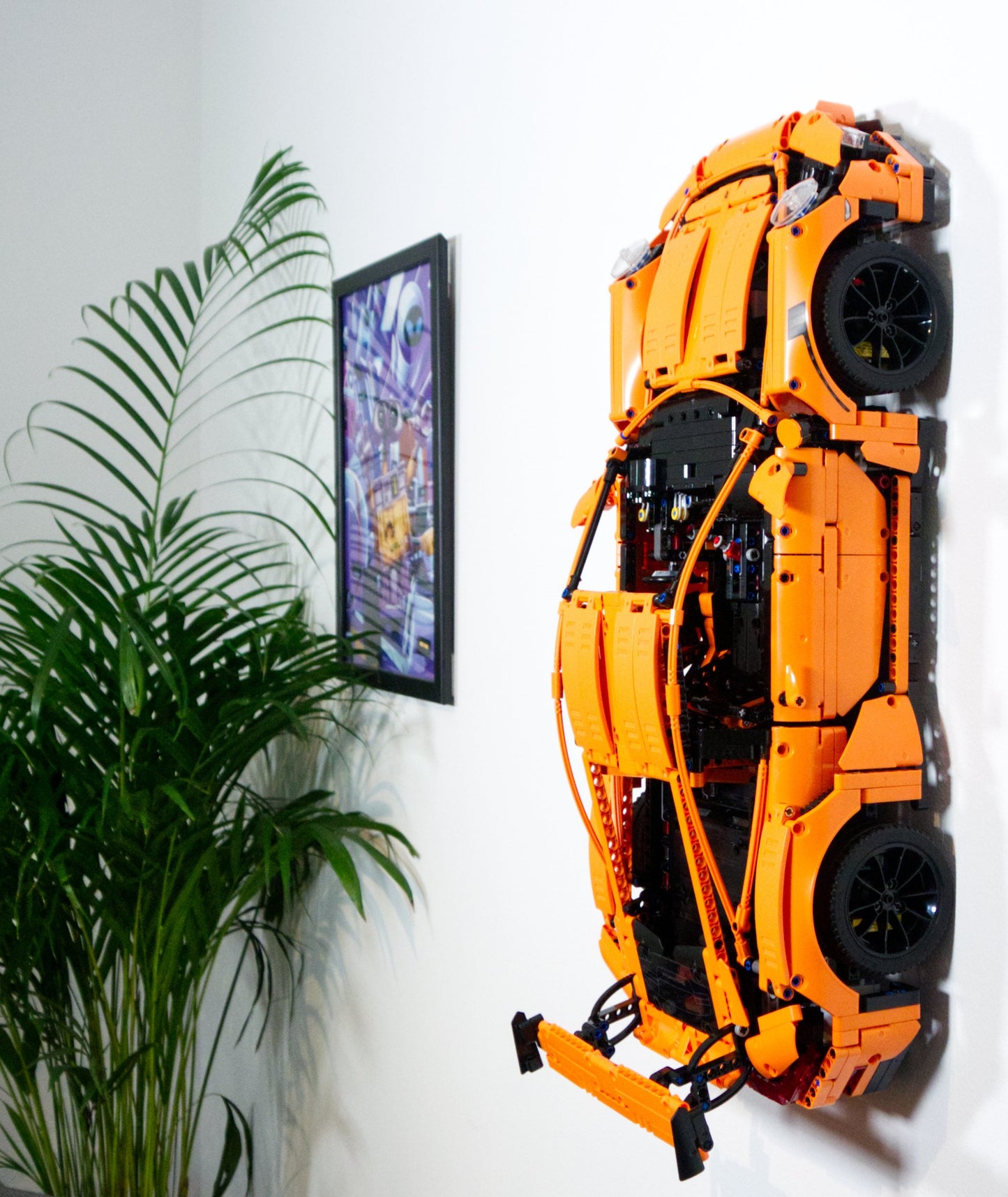 Mocowanie naścienne uchwyt na zestaw LEGO 42056 Porsche GT3RS TECHNIC