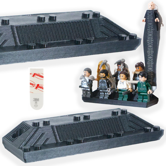 Uchwyt naścienny wieszak podstawka na minifigurki z zestawu LEGO DIUNA ORNITHOPTER 10327