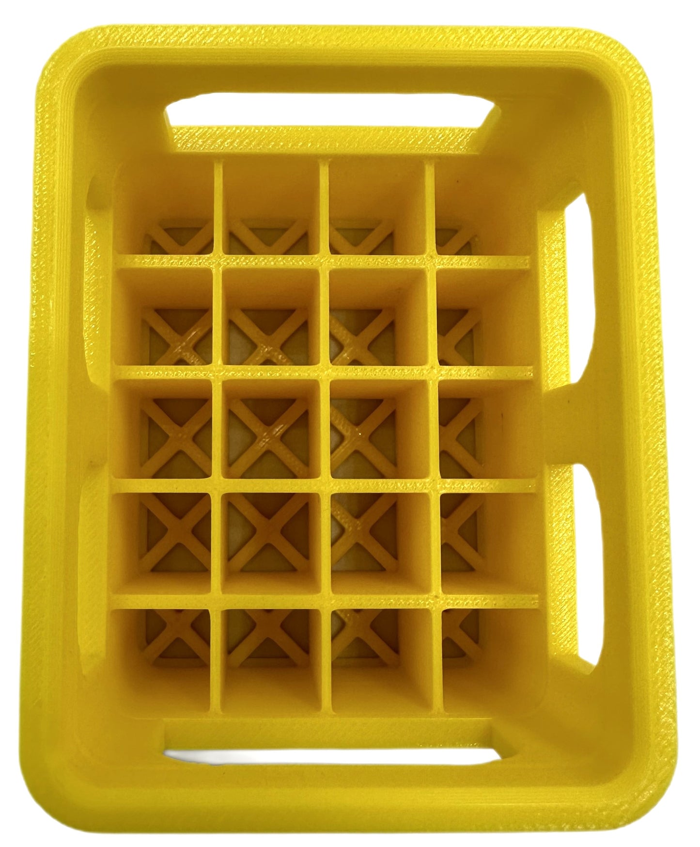 Organizer na baterie AAA koszyk etui - żółty