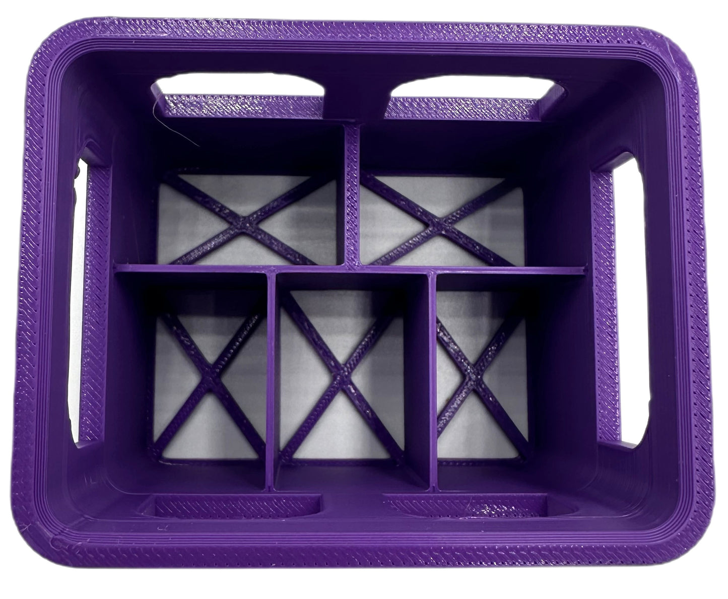 Organizer na baterie 9V koszyk etui - fioletowy