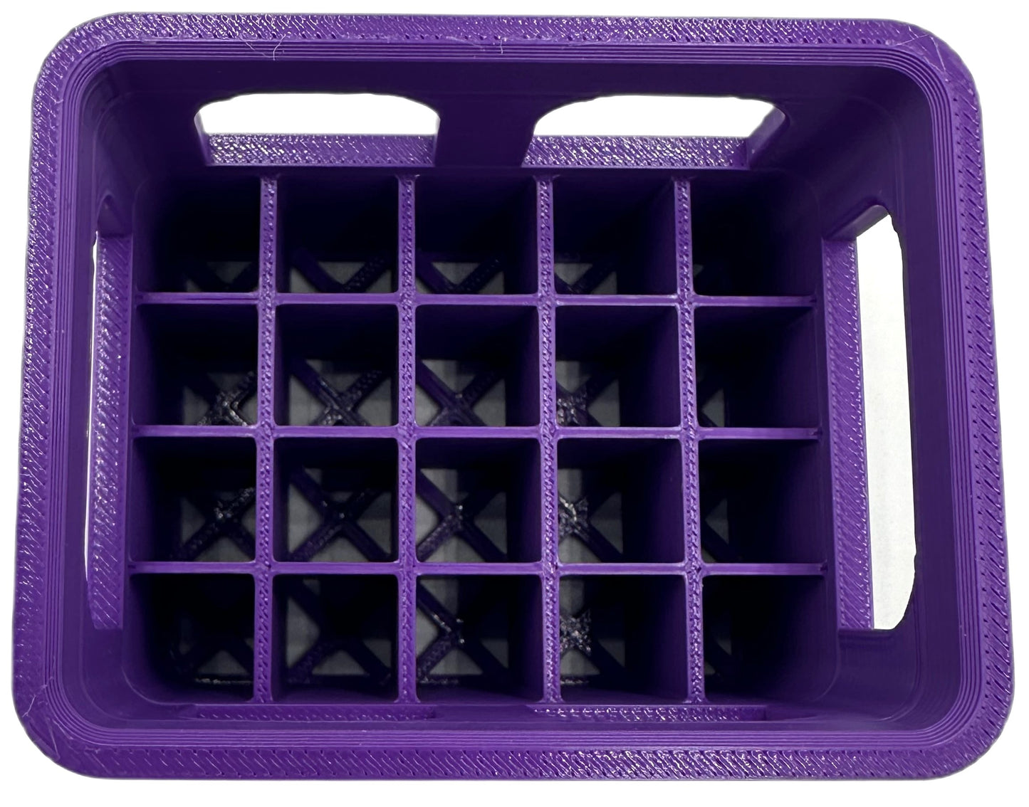 Organizer na baterie AAA koszyk etui - fioletowy