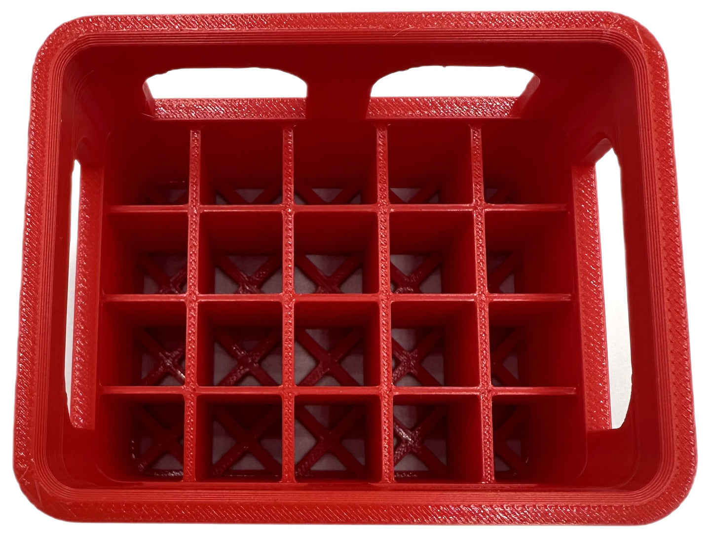 Organizer na baterie AAA koszyk etui - czerwony