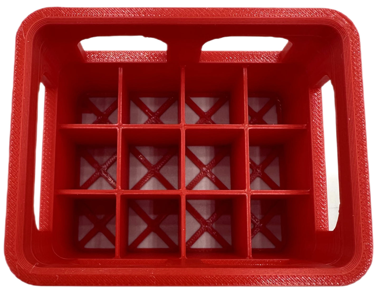 Organizer na baterie AA koszyk etui - czerwony