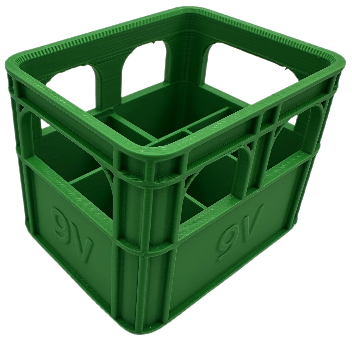 Organizer na baterie 9V koszyk etui - zielony