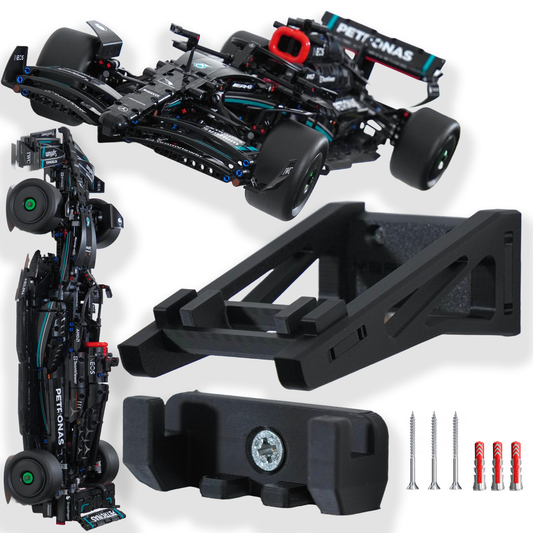 Uchwyt na ścianę 3 pozycje stojak na zestaw LEGO 42171 MERCEDES AMG F1 W14E