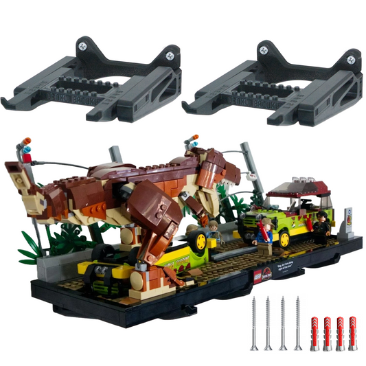 Uchwyt wieszak na ścianę na zestaw LEGO TYRANOZAUR NA WOLNOŚCI - 76956