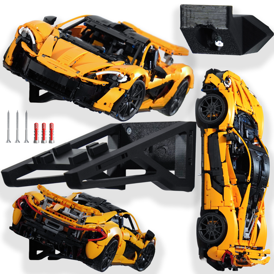 Uchwyt na ścianę 2 pozycje wieszak na zestaw LEGO MCLAREN P1 - 42172