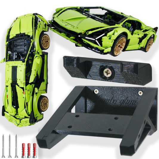 Uchwyt na ścianę 2 pozycje na zestaw LEGO Lamborghini Sian 42115 Technic