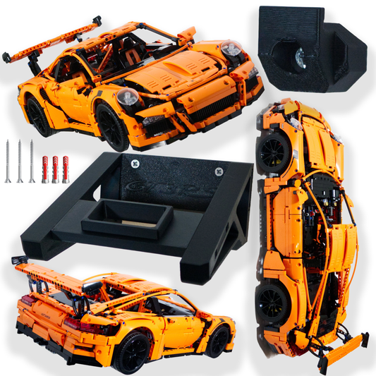 Mocowanie naścienne uchwyt na zestaw LEGO 42056 Porsche GT3RS TECHNIC