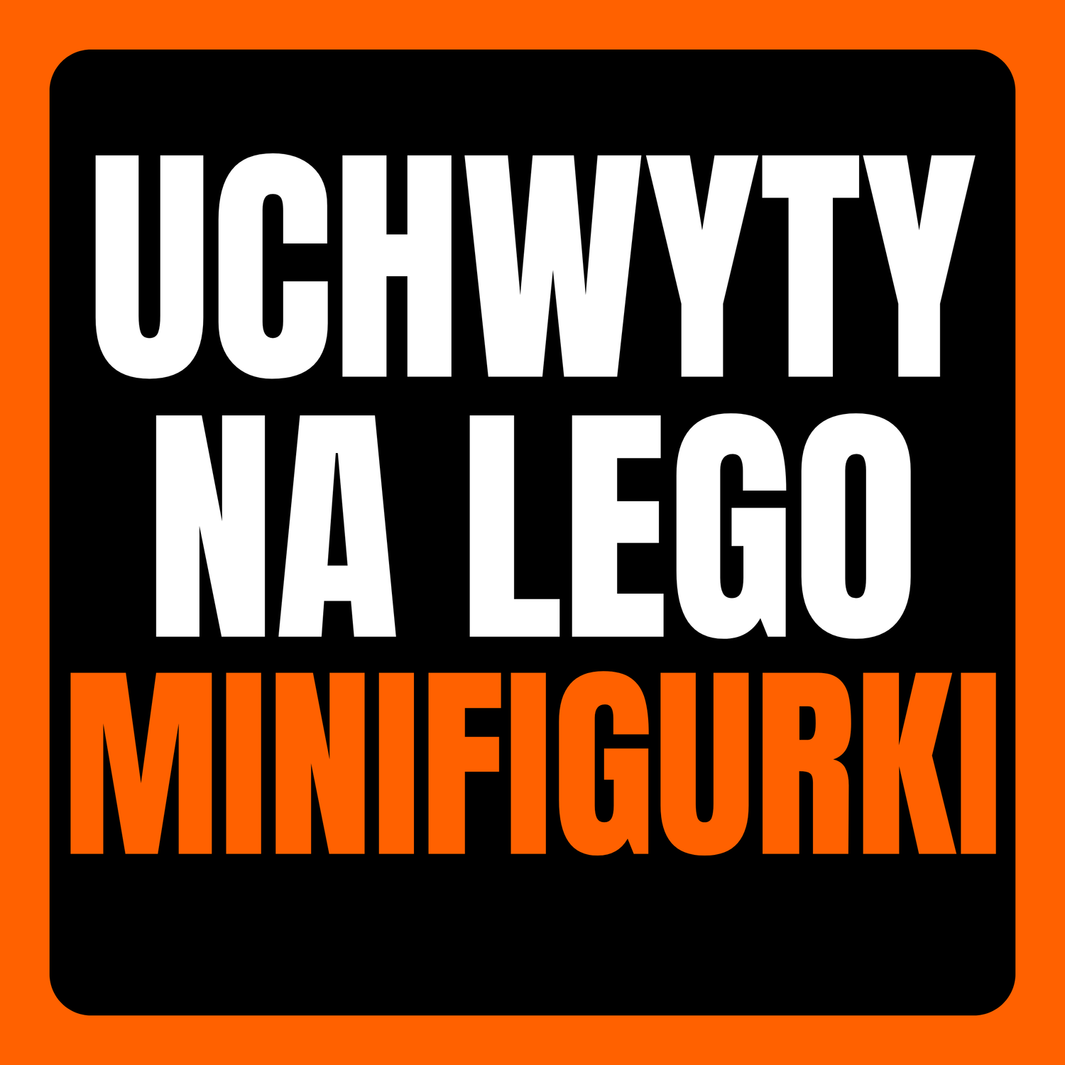 Uchwyty naścienne na LEGO minifigurki