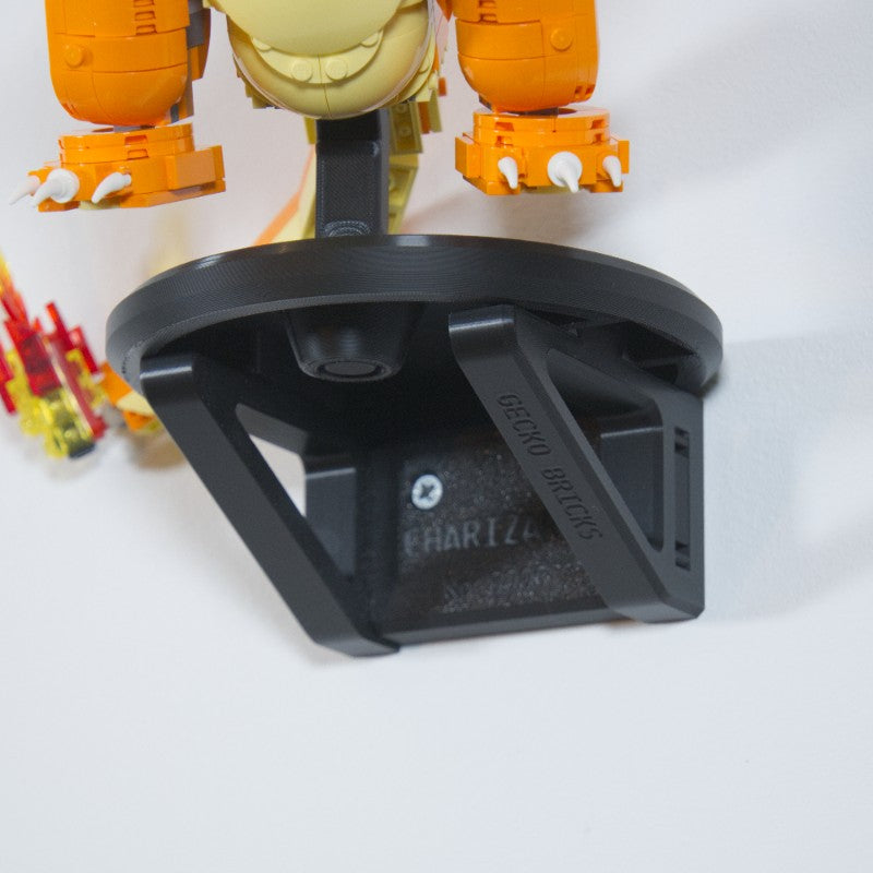 Charizard z Zestawu 72153 - Uchwyt Na Ścianę Wieszak Naścienny Na LEGO