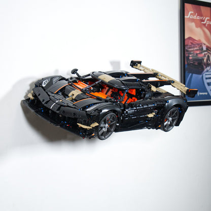Koenigsegg Sadair's Spear 42232 - Uchwyt Na Ścianę Na LEGO- Poziomy Pionowy