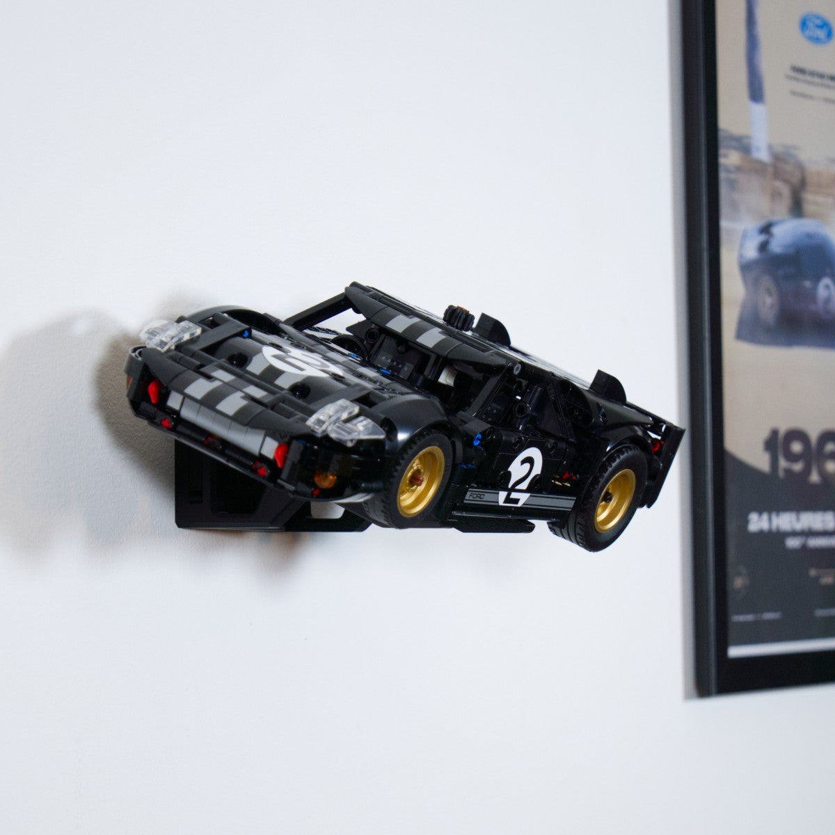 Ford GT40 MKII 1966 42223 - Uchwyt Na Ścianę Na LEGO - Poziomy i Pionowy