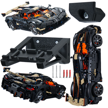 Koenigsegg Sadair's Spear 42232 - Uchwyt Na Ścianę Na LEGO- Poziomy Pionowy