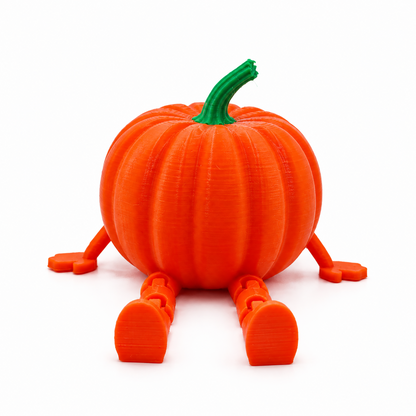 Dynia Halloween z Ruchomymi Nogami Figurka Jesienna Dekoracja Ozdoba