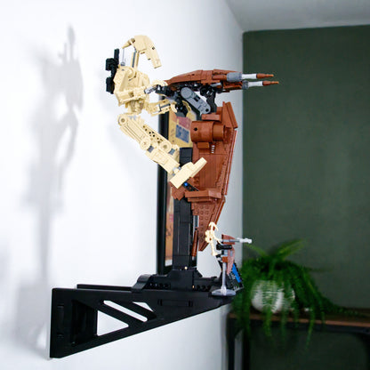 Droid Bojowy z Platformą STAP 75428 - Uchwyt Na Ścianę Wieszak Na LEGO