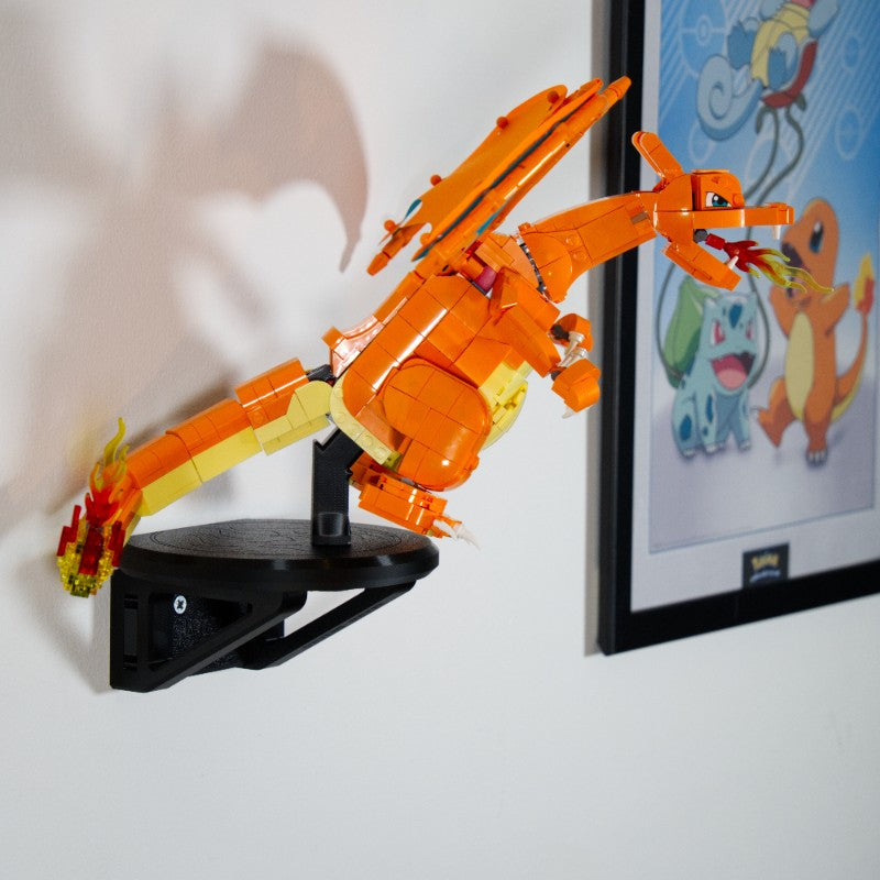 Charizard z Zestawu 72153 - Uchwyt Na Ścianę Wieszak Naścienny Na LEGO