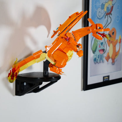 Charizard z Zestawu 72153 - Uchwyt Na Ścianę Wieszak Naścienny Na LEGO