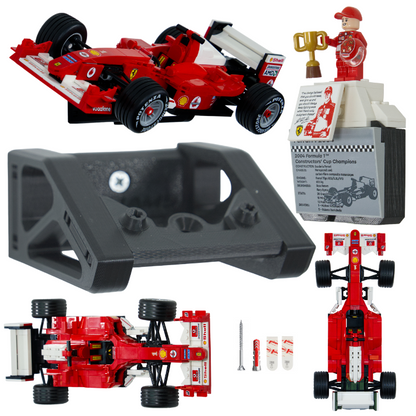 Ferrari F1 Schumacher 11375 - Uchwyt Na Ścianę Wieszak na LEGO Bolid