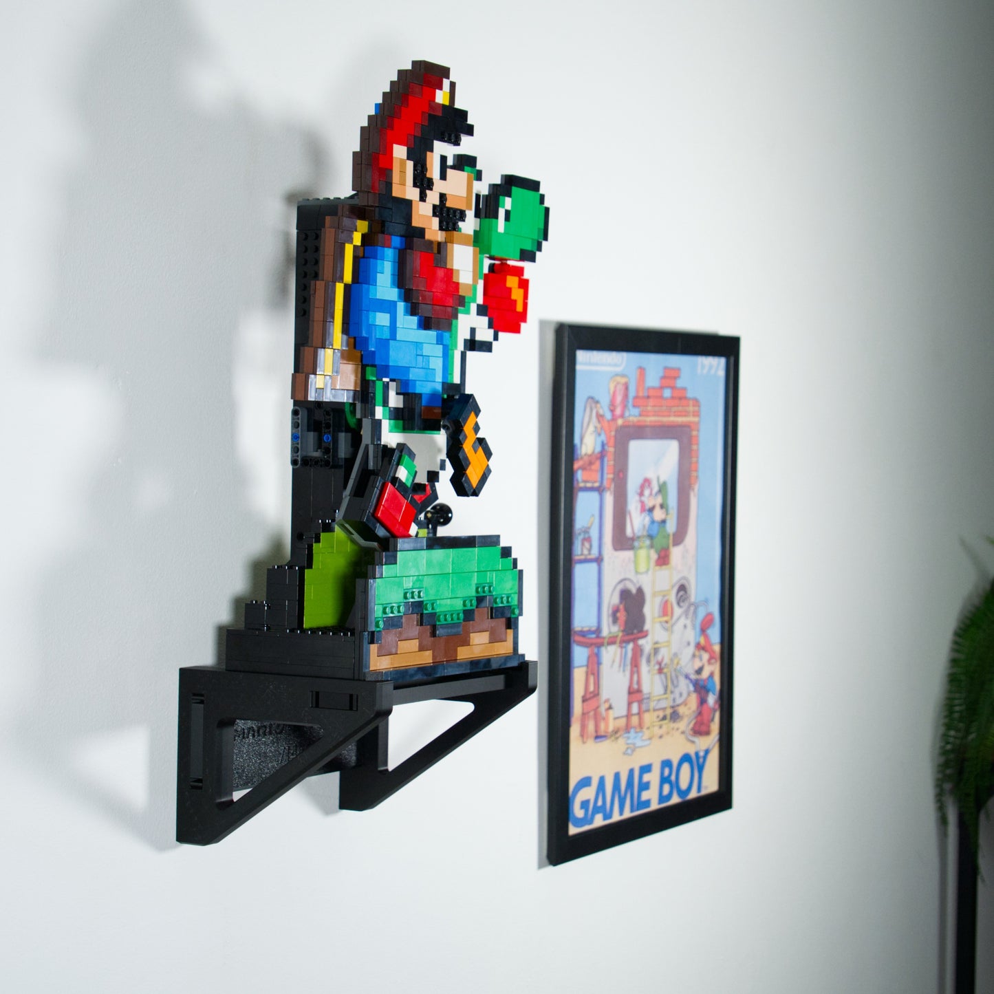 Mario i Yoshi - 71438 - Uchwyt Na Ścianę Wieszak Na LEGO Super Mario World