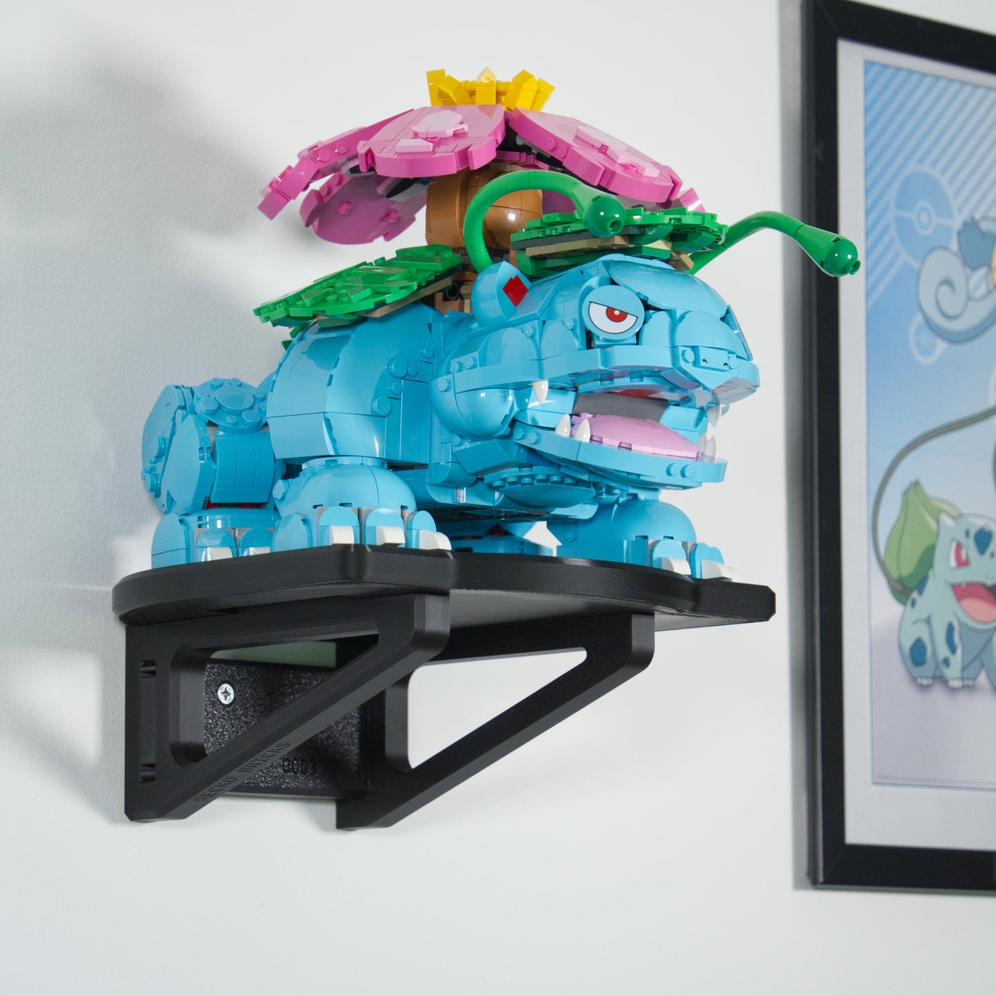Venusaur z Zestawu 72153 - Uchwyt Na Ścianę Wieszak Naścienny Na LEGO