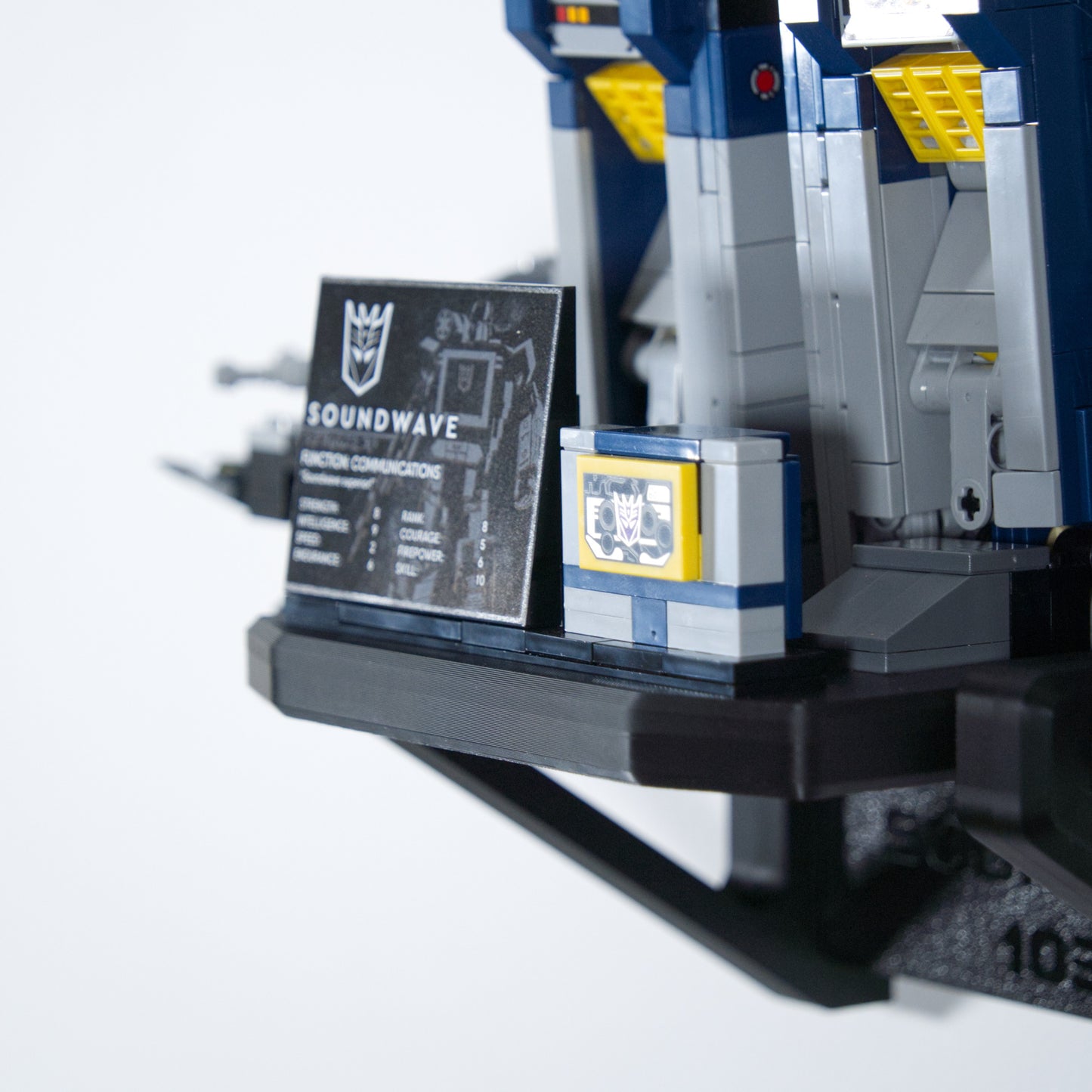 Transformers Soundwave 10358 - Uchwyt Na Ścianę Wieszak Naścienny Na LEGO