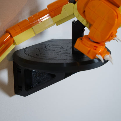 Charizard z Zestawu 72153 - Uchwyt Na Ścianę Wieszak Naścienny Na LEGO