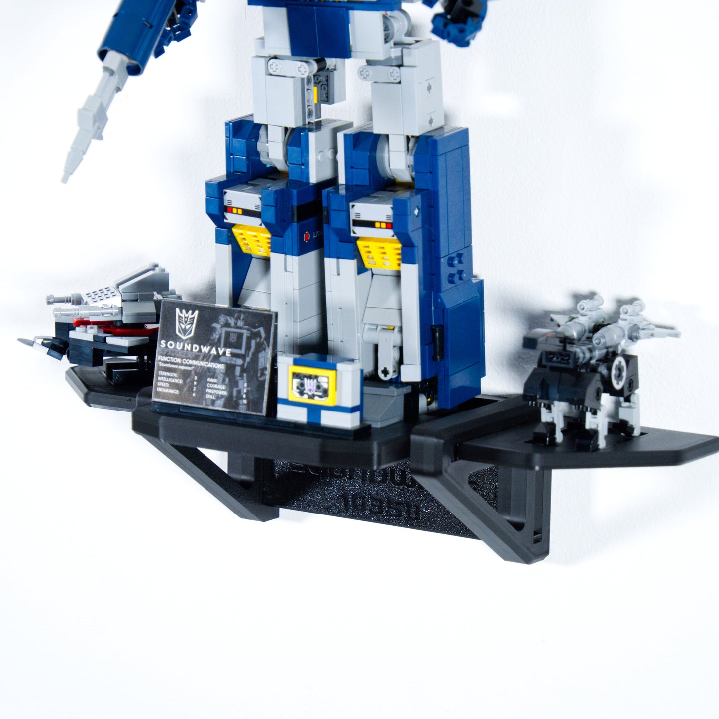 Transformers Soundwave 10358 - Uchwyt Na Ścianę Wieszak Naścienny Na LEGO