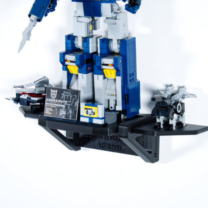Transformers Soundwave 10358 - Uchwyt Na Ścianę Wieszak Naścienny Na LEGO