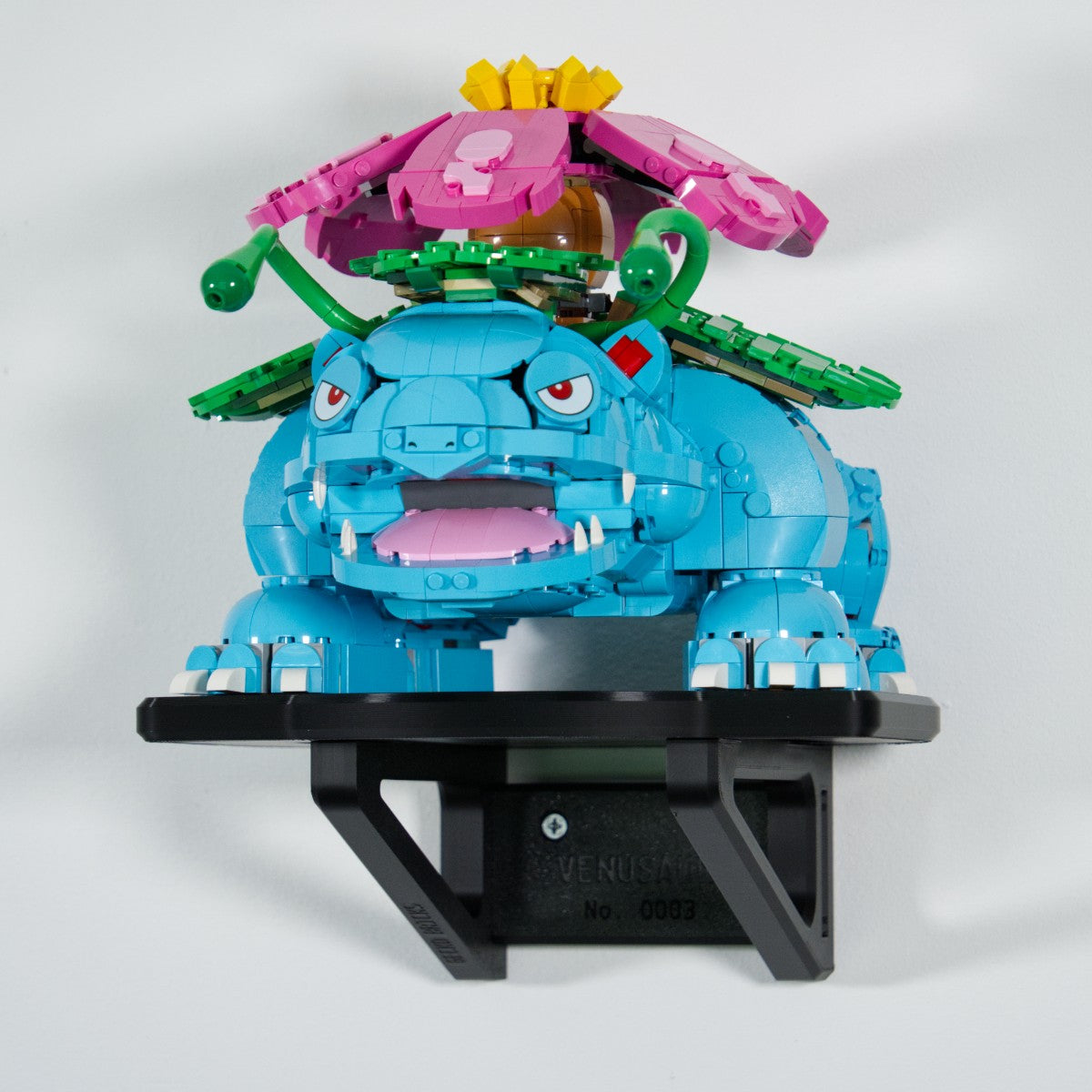 Venusaur z Zestawu 72153 - Uchwyt Na Ścianę Wieszak Naścienny Na LEGO