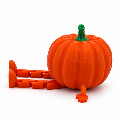 Dynia Halloween z Ruchomymi Nogami Figurka Jesienna Dekoracja Ozdoba