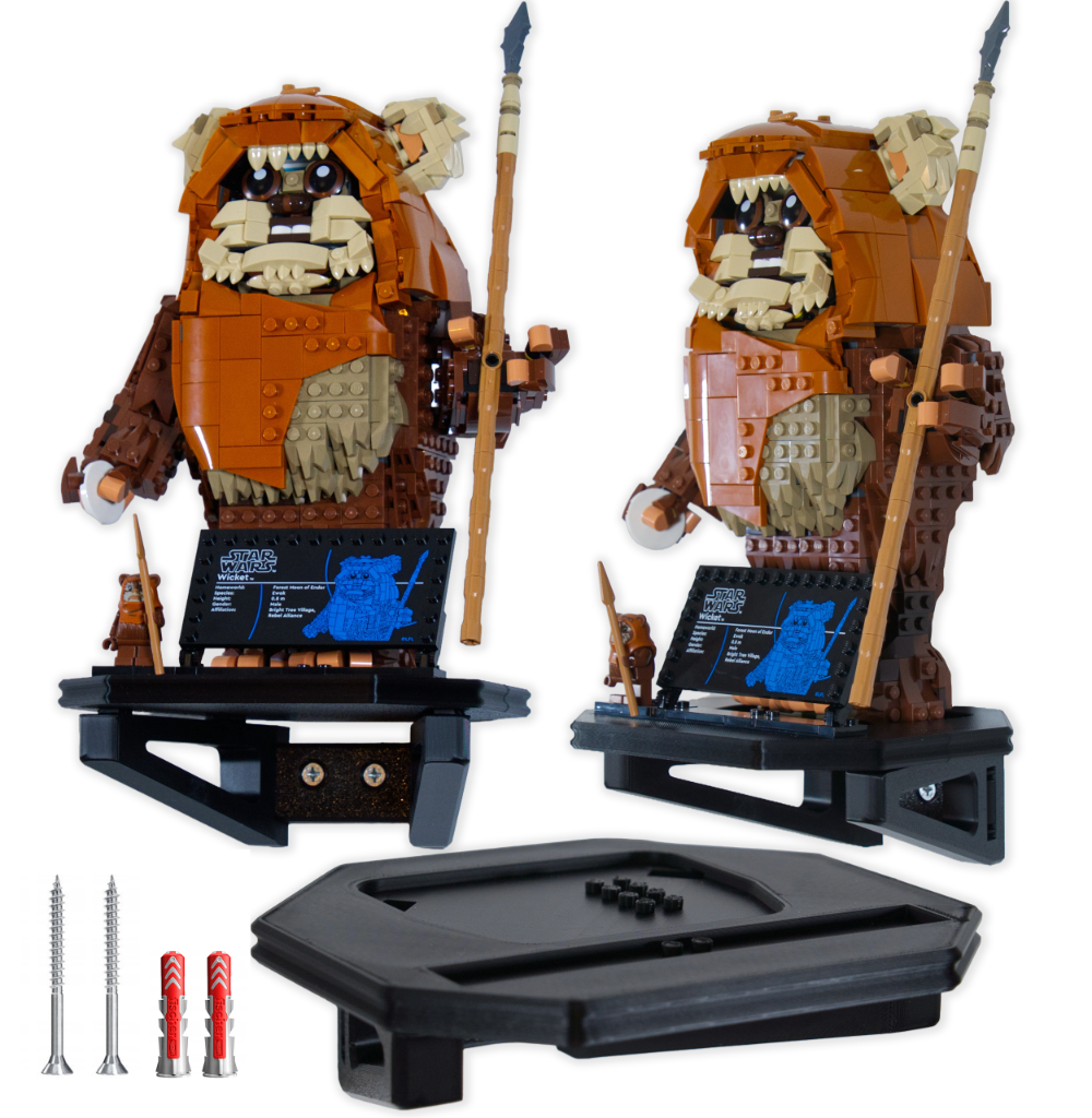 Ewok Wicket 75430 - Uchwyt Na Ścianę Wieszak Naścienny Na LEGO Star Wars