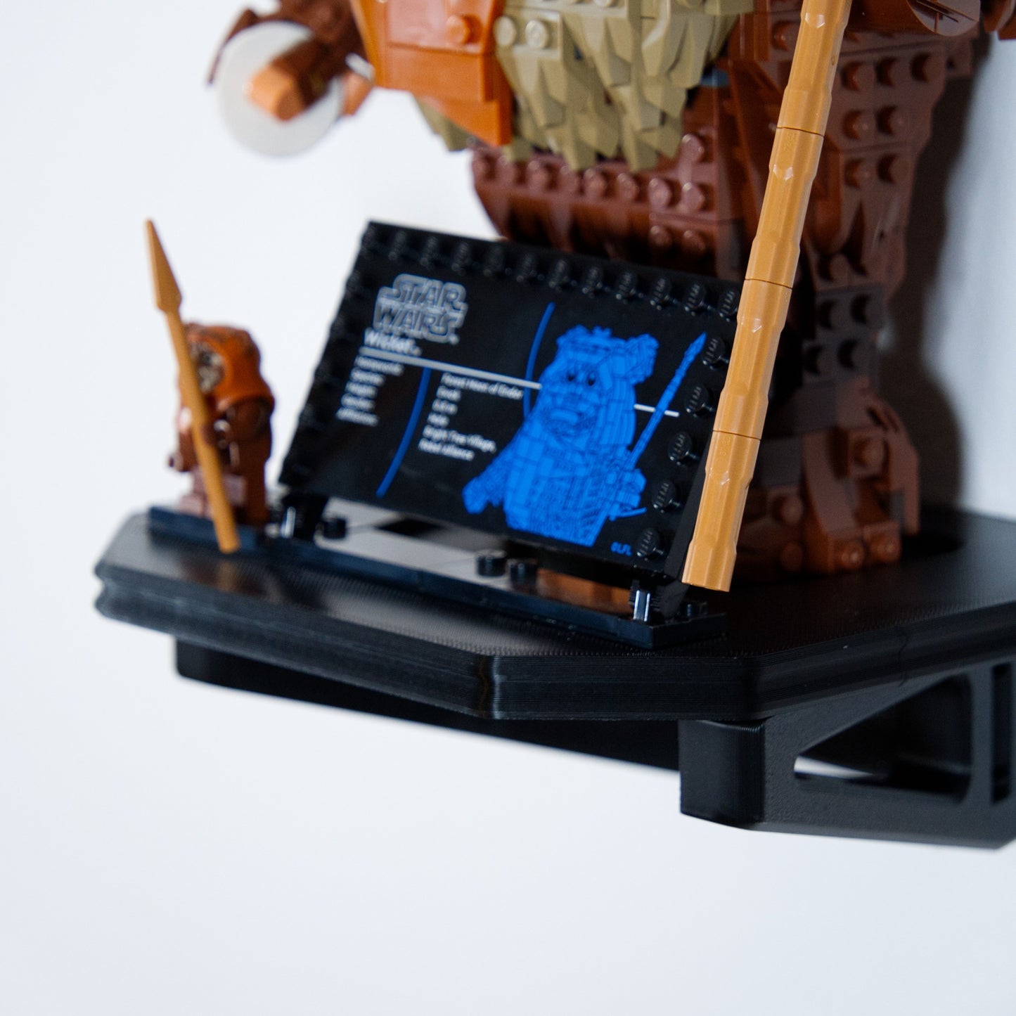 Ewok Wicket 75430 - Uchwyt Na Ścianę Wieszak Naścienny Na LEGO Star Wars