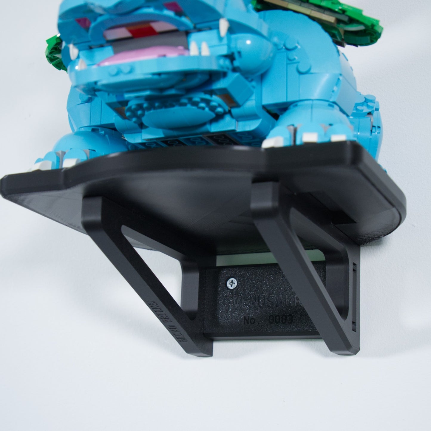 Venusaur z Zestawu 72153 - Uchwyt Na Ścianę Wieszak Naścienny Na LEGO