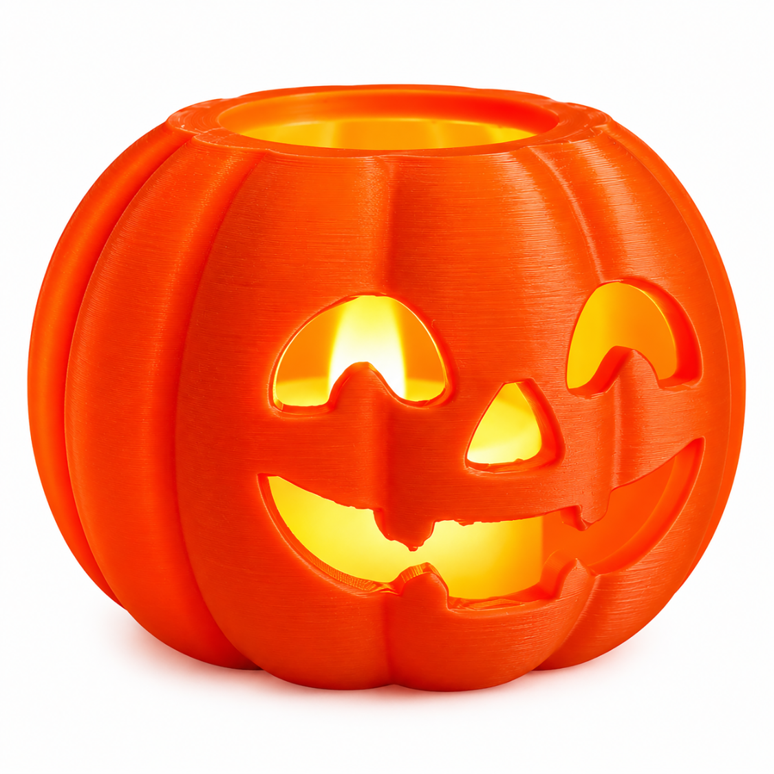 Dynia Halloween Lampion ze Świeczką LED Dekoracja Jesienna Ozdoba