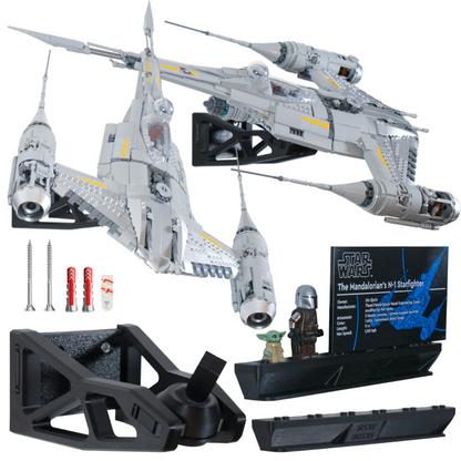 Myśliwiec N-1 Mandalorianina 75442 - Uchwyt Wieszak Na Ścianę Na Statek LEGO
