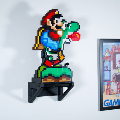 Mario i Yoshi - 71438 - Uchwyt Na Ścianę Wieszak Na LEGO Super Mario World