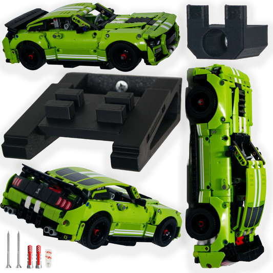 Zestaw 2 uchwytów na ścianę stojak na zestaw LEGO Shelby Mustang GT500 42138
