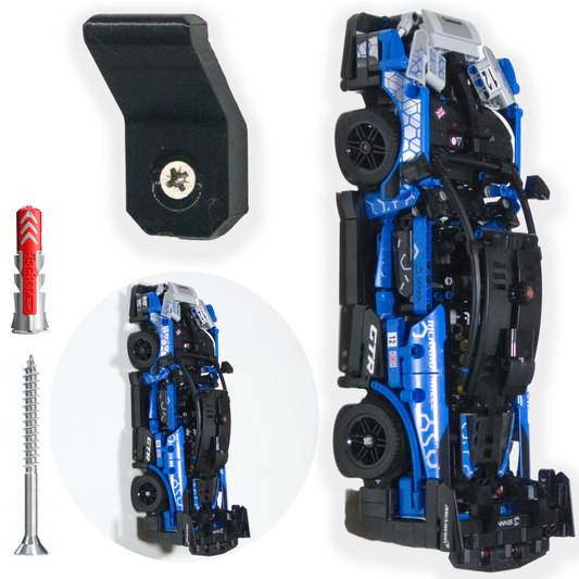 Uchwyt pionowy naścienny na ścianę na zestaw LEGO MCLAREN GTR SENNA - 42123