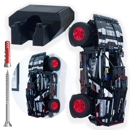 Uchwyt pionowy naścienny wieszak na ścianę na ZESTAW LEGO AUDI RS Q E-TRON - 42160