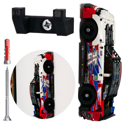 Uchwyt pionowy naścienny na ścianę na zestaw LEGO CHEVROLET CAMARO ZL1 NASCAR - 42153