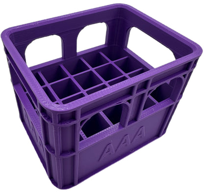 Organizer na baterie AAA koszyk etui - fioletowy