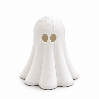 Duch Halloween Lampion Dekoracyjny + Świeczka LED Ozdoba Jesienna
