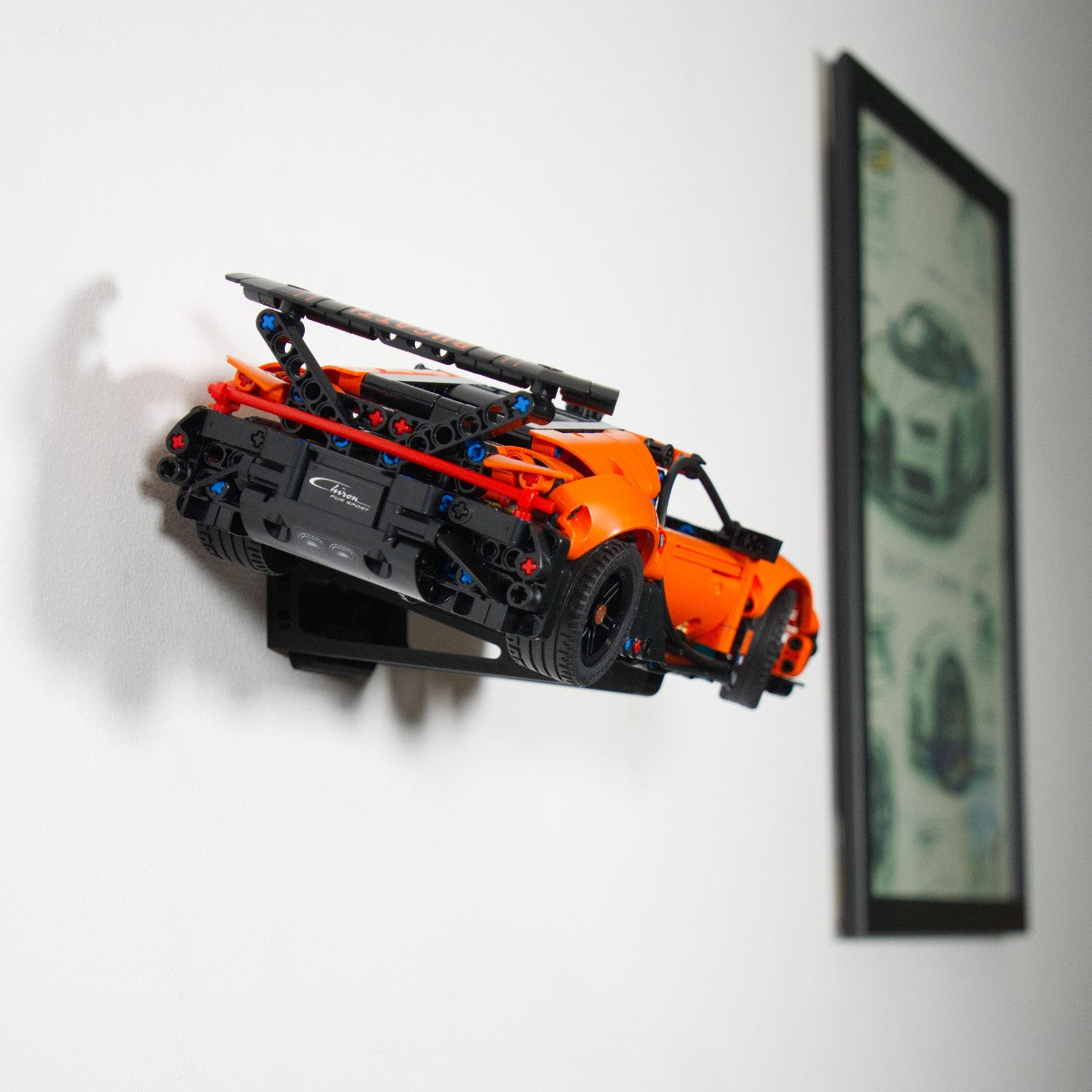 Bugatti Chiron Pur Sport 42222 - Uchwyt Na Ścianę Na LEGO Samochód - Poziomy Pionowy