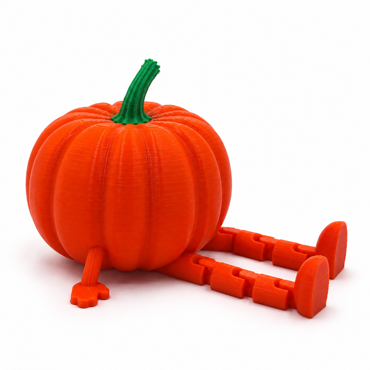 Dynia Halloween z Ruchomymi Nogami Figurka Jesienna Dekoracja Ozdoba