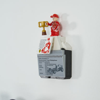Ferrari F1 Schumacher 11375 - Uchwyt Na Ścianę Wieszak na LEGO Bolid