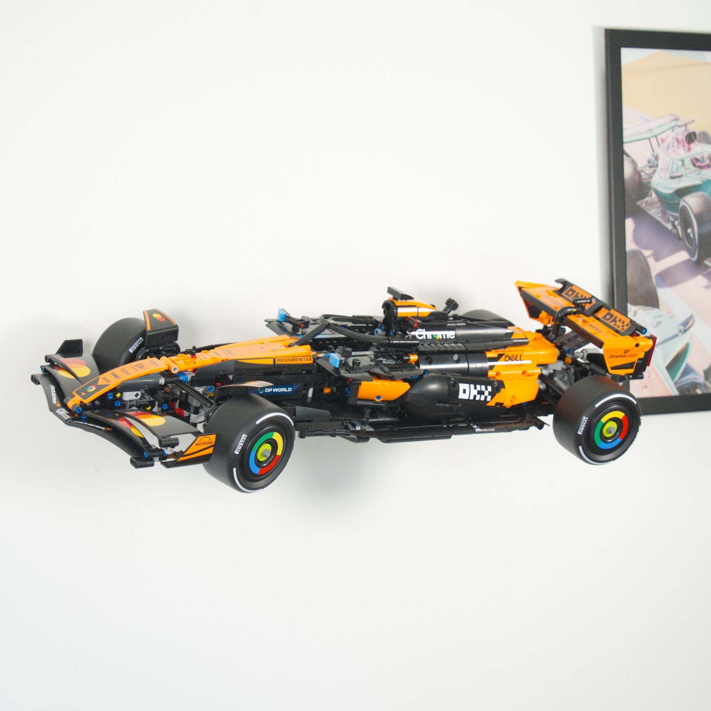 Mclaren MCL39 F1 42228 - Uchwyt Na Ścianę Na LEGO Formułę - Poziomy Pionowy